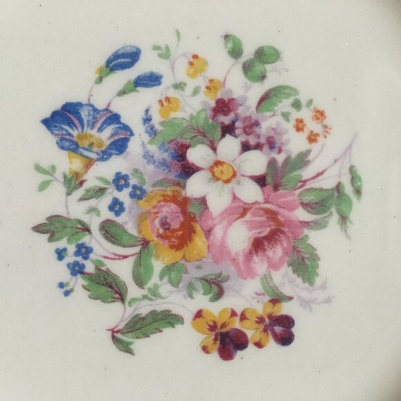 Vintage Old Staffordshire Johnson Bros England MARLOW Dessert Plate #4 - Picture 3 of 6